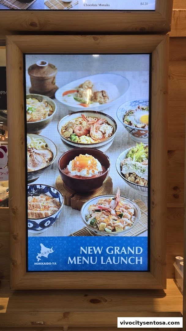 Menu page for Hokkaido-Ya