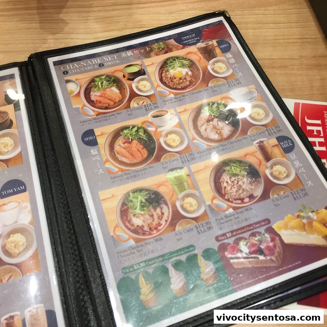 Menu page for Kagurazaka Saryo