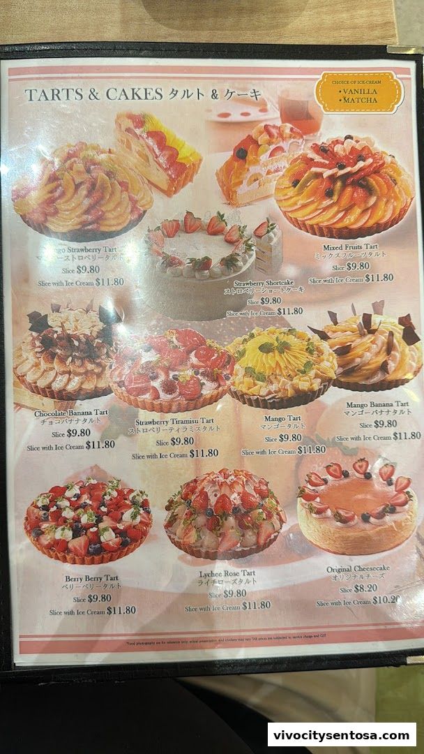 Menu page for Kagurazaka Saryo