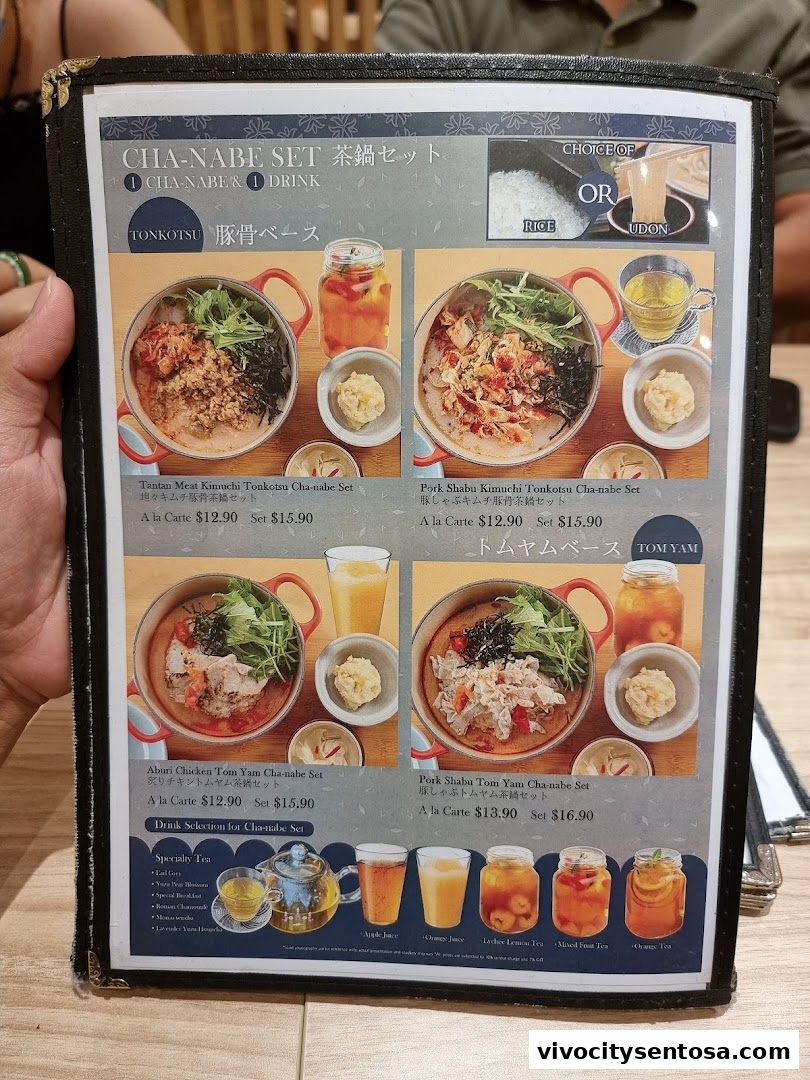 Menu page for Kagurazaka Saryo