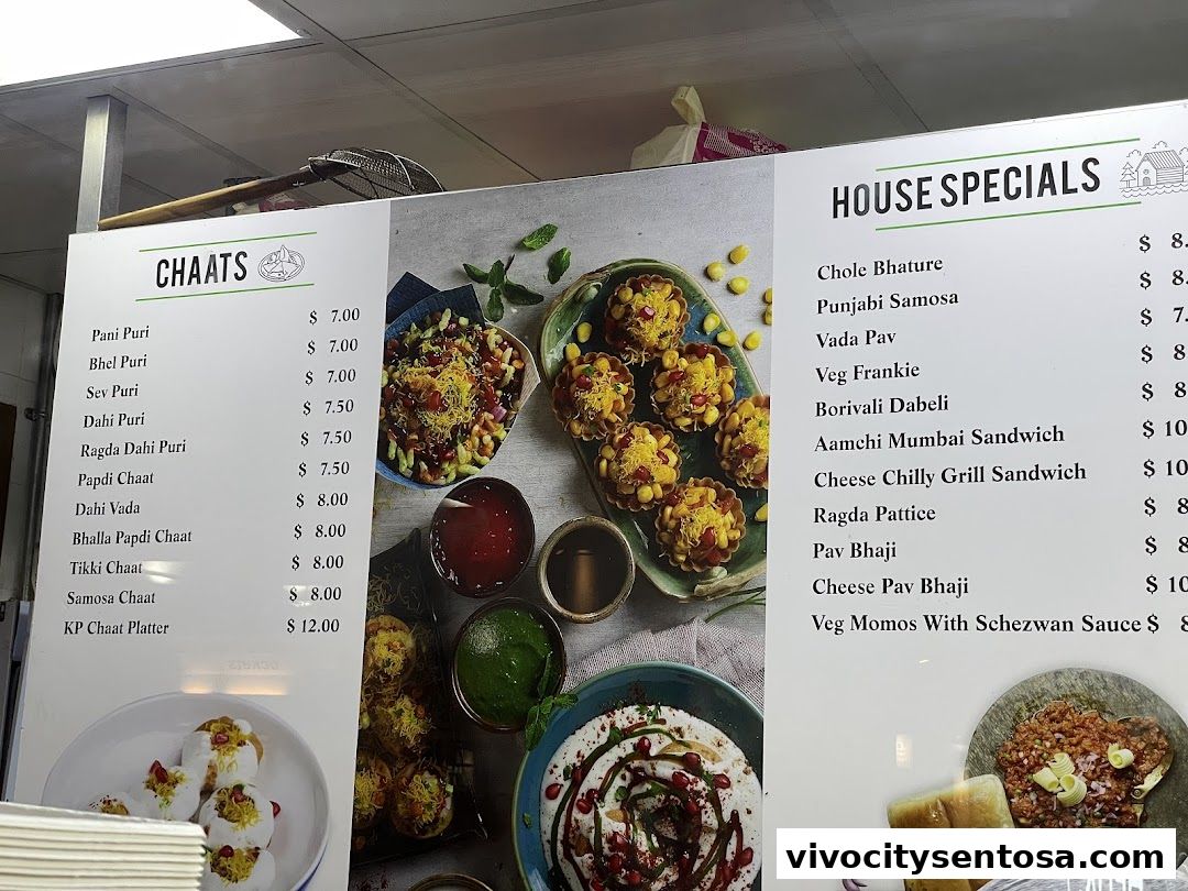 Menu page for Kailash Parbat