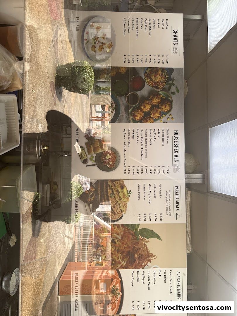 Menu page for Kailash Parbat