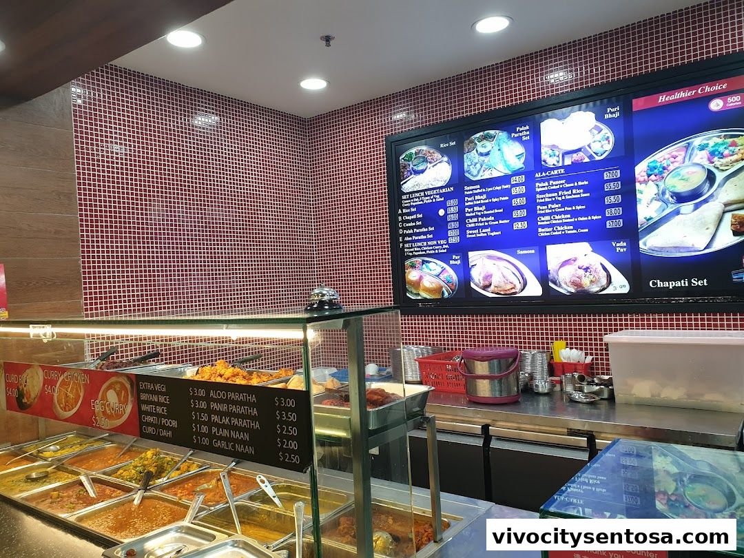 Menu page for Kopitiam Food Hall  VivoCity