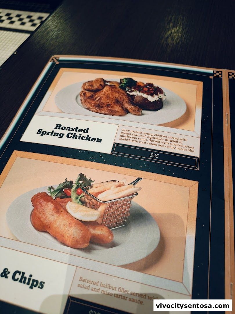 Menu page for KTs Grill