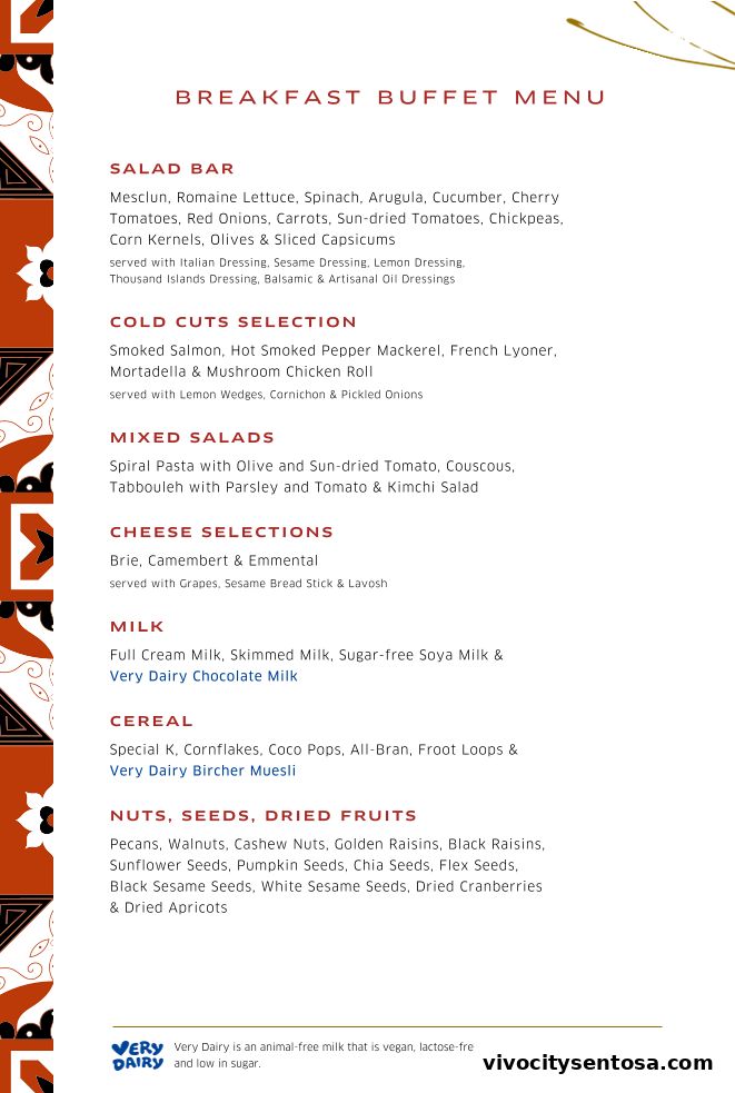 Menu page for KWEE ZEEN