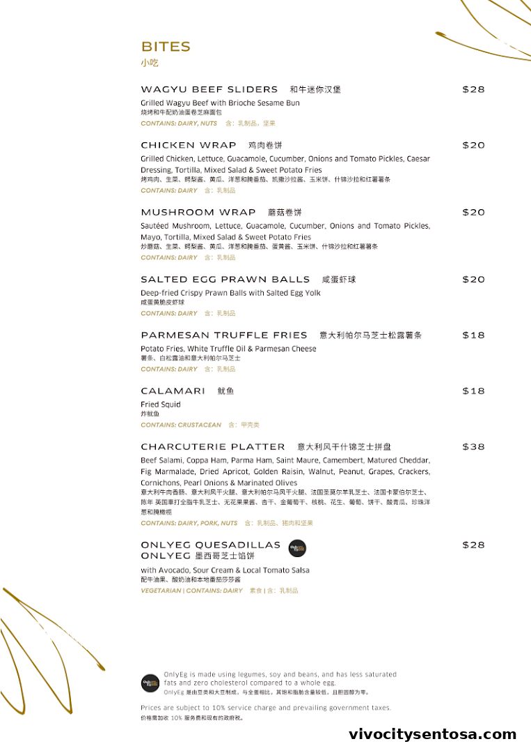 Menu page for KWEE ZEEN