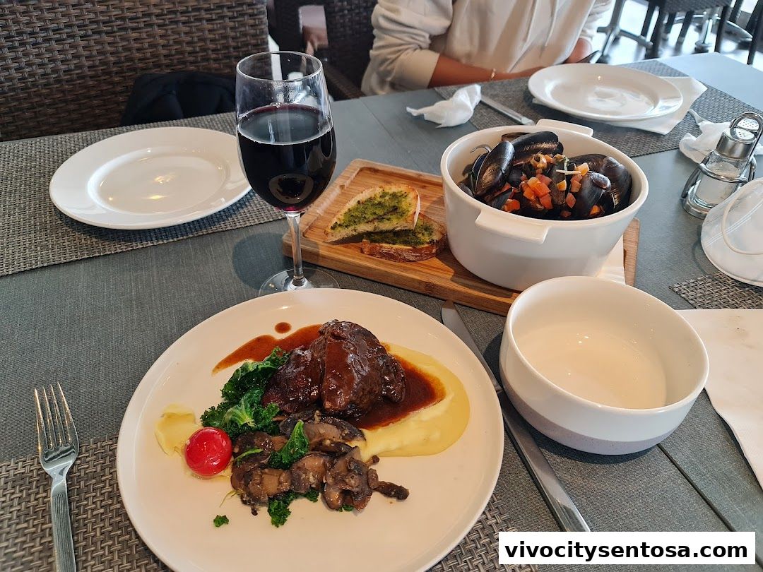 Latitude Restaurant  Terrace ONE15 Marina Members only