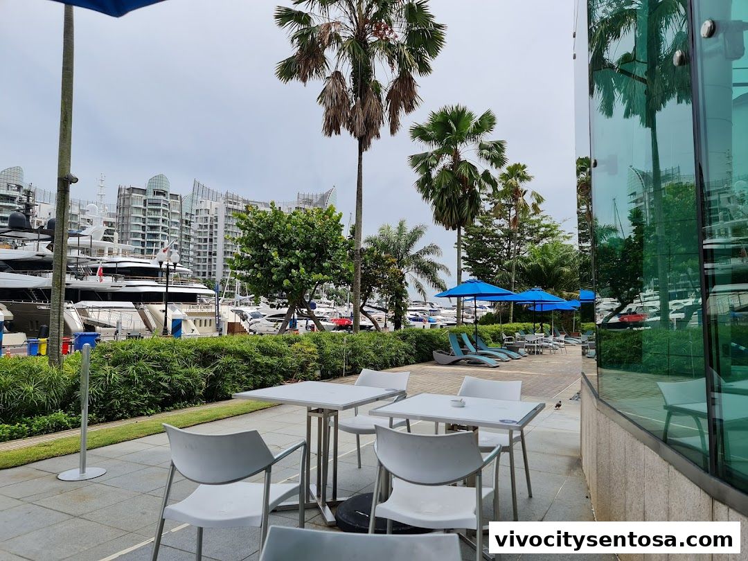 Latitude Restaurant  Terrace ONE15 Marina Members only