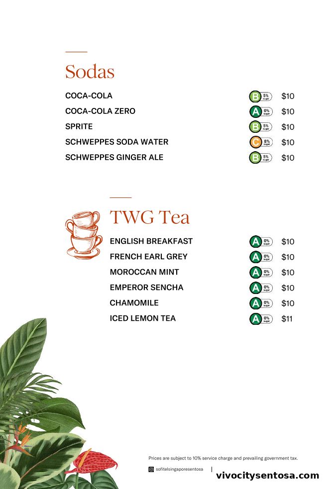 Menu page for LEBAR