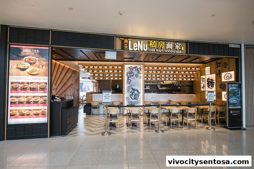 LeNu Chef Wais Noodle Bar at VivoCity
