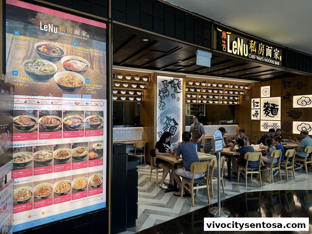 LeNu Chef Wais Noodle Bar at VivoCity