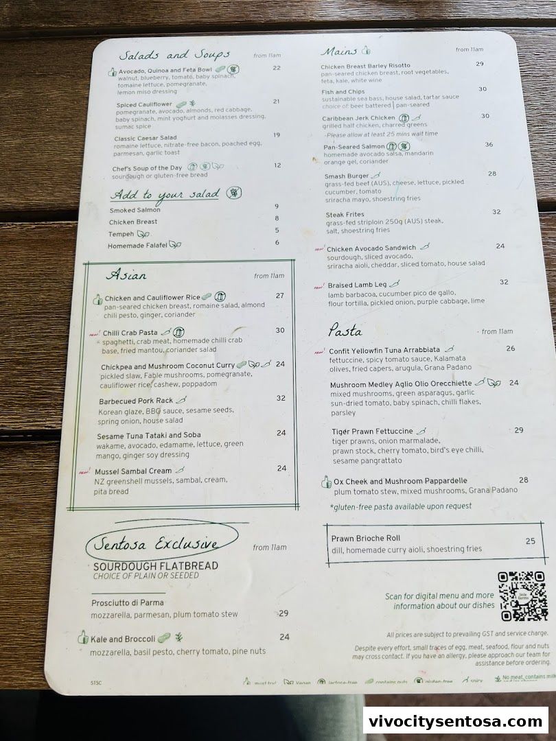 Little Farms Table, Sentosa Restaurant