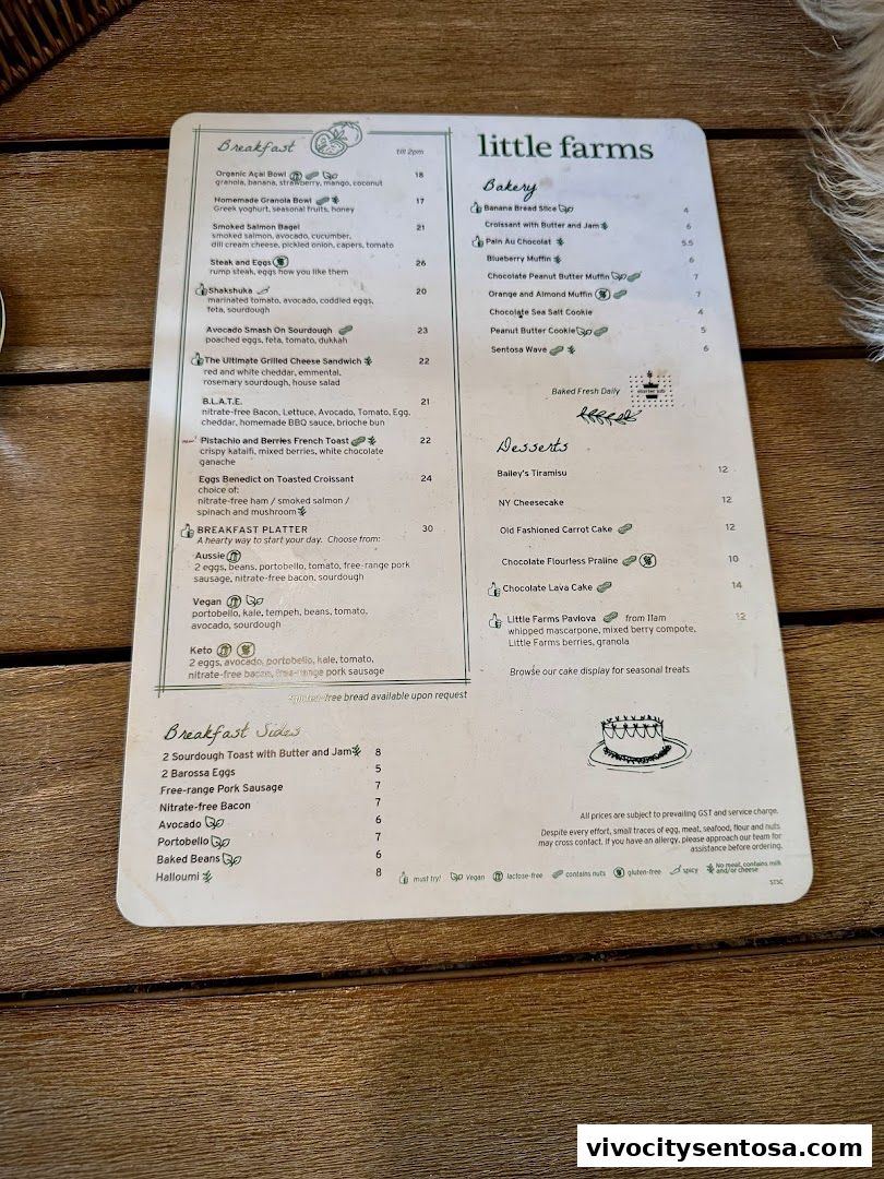 Little Farms Table, Sentosa Restaurant