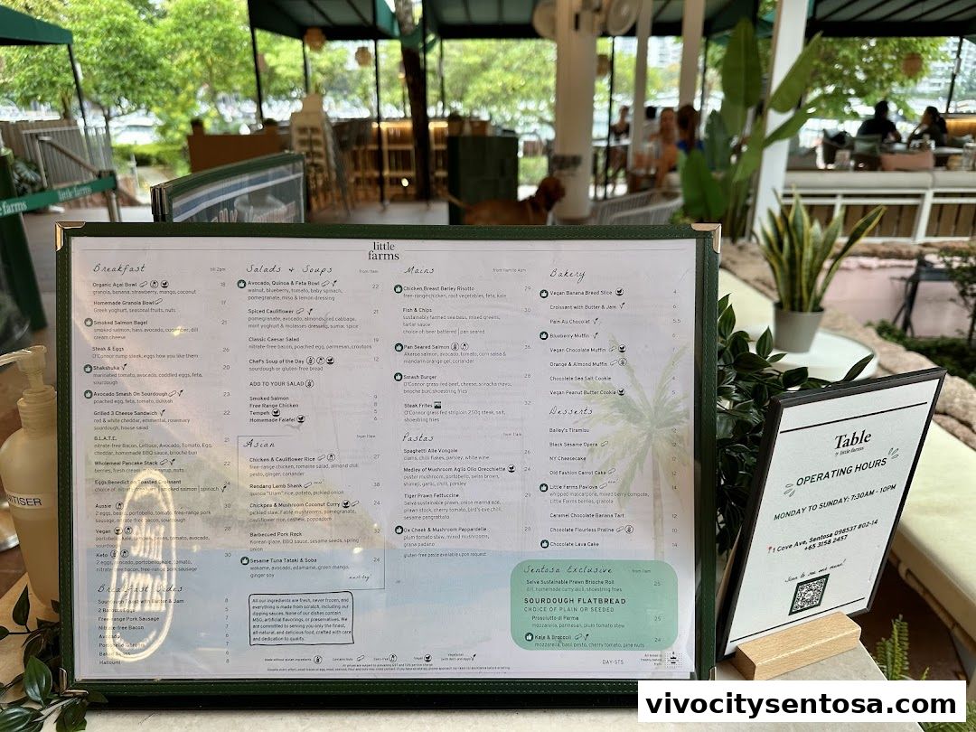 Little Farms Table, Sentosa Restaurant
