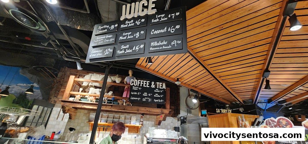 Menu page for Marché VivoCity
