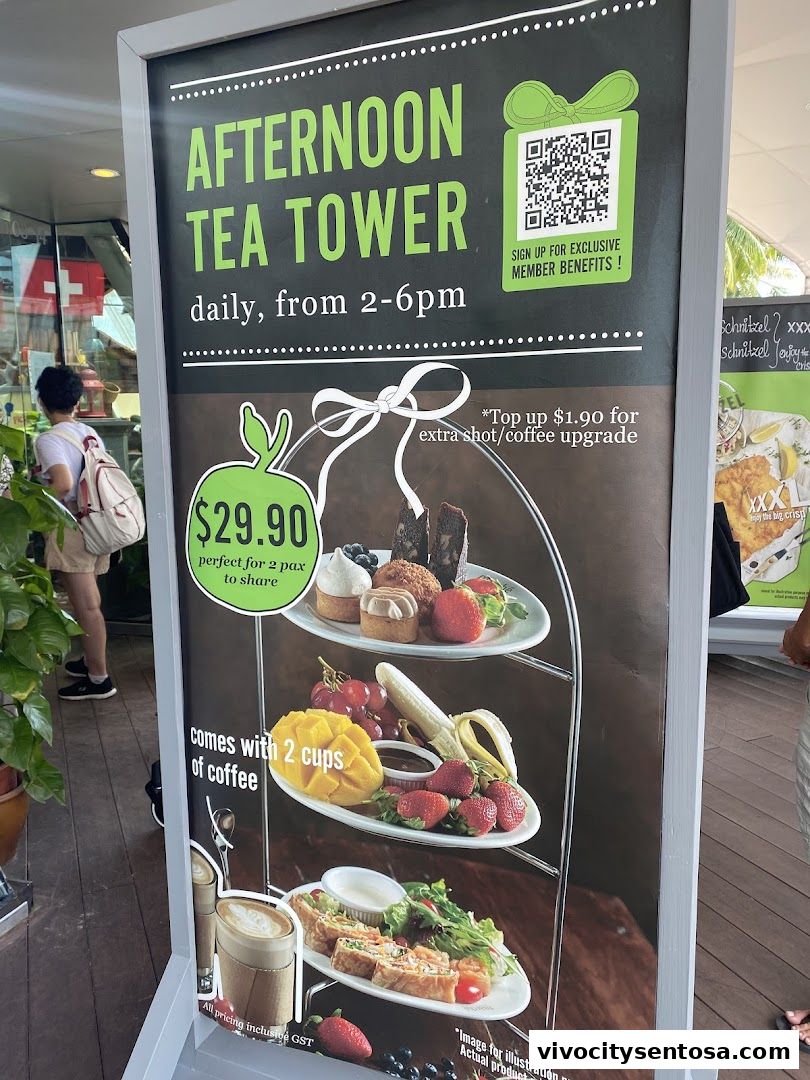 Menu page for Marché VivoCity