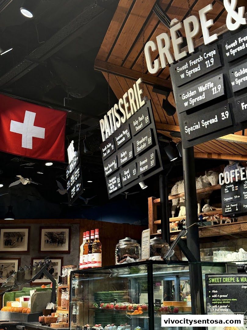 Menu page for Marché VivoCity