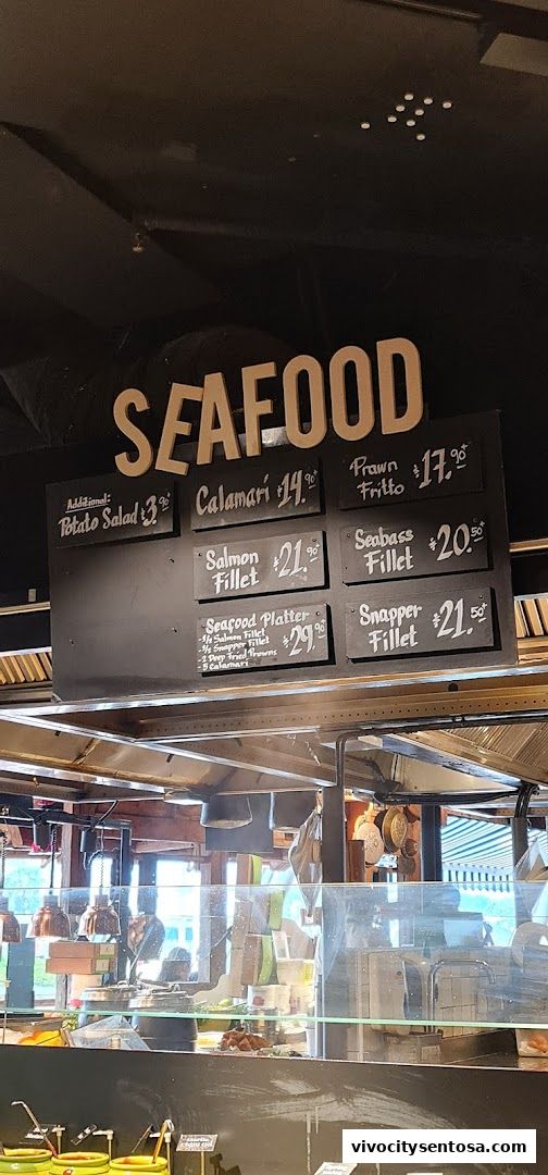 Menu page for Marché VivoCity