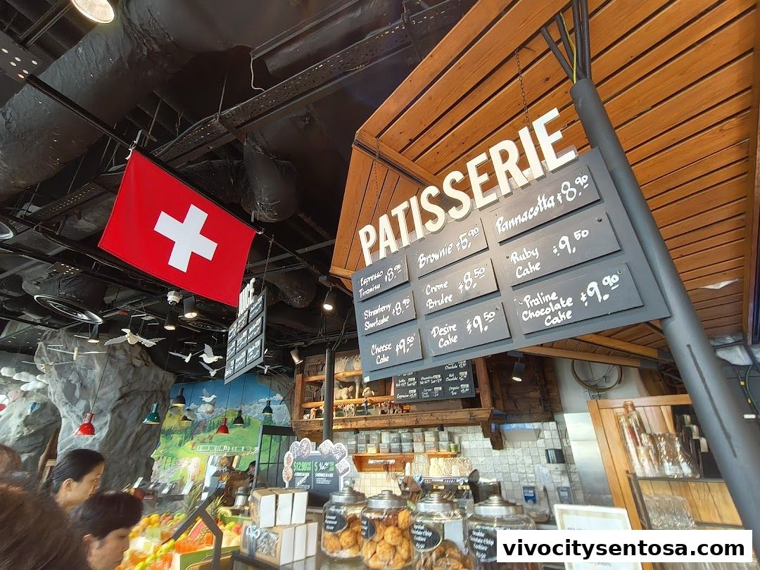 Menu page for Marché VivoCity