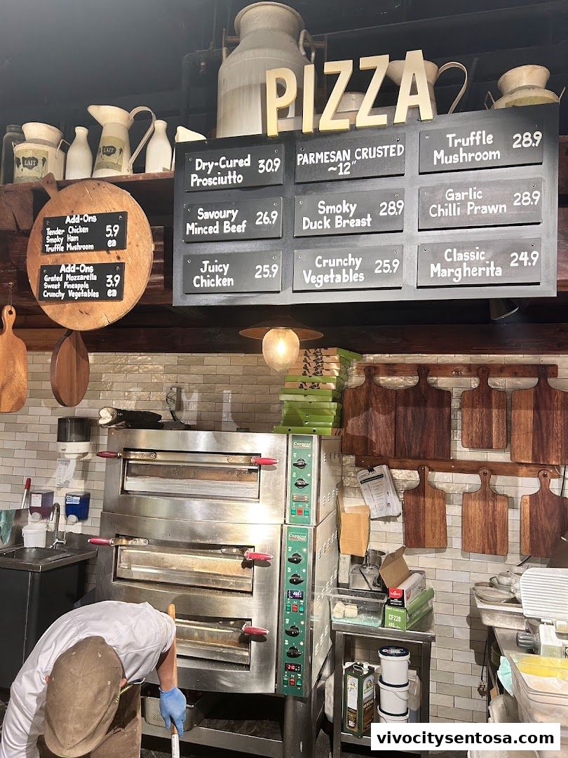 Menu page for Marché VivoCity