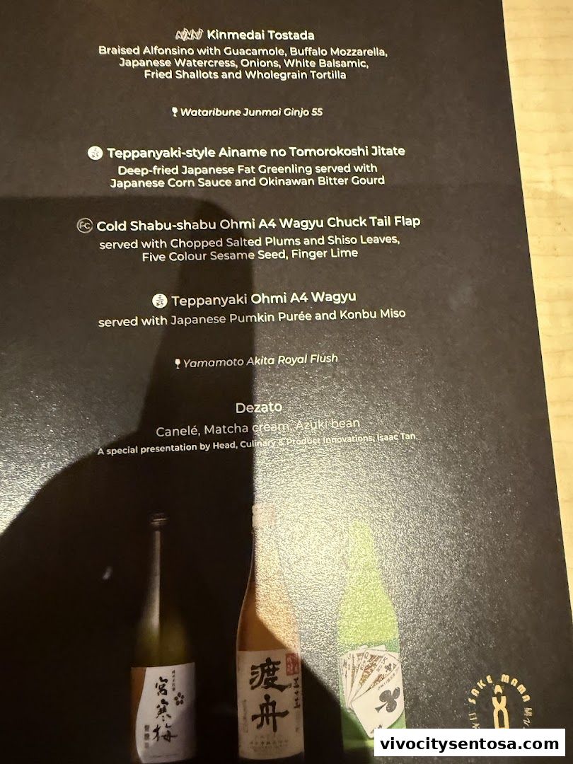 MIYOSHI by Fat Cow - Teppan-Kaiseki  Sentosa