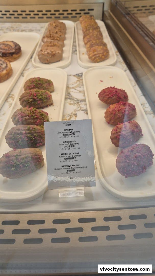 Menu page for Pierre Hermé Paris Singapore