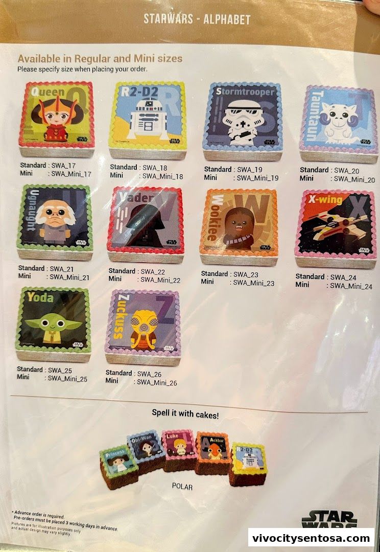 Menu page for Polar Puffs  Cakes  Vivocity