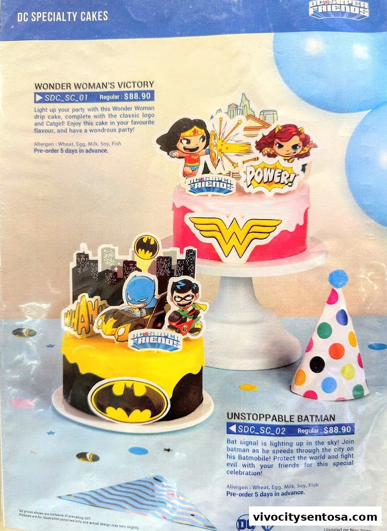 Menu page for Polar Puffs  Cakes  Vivocity