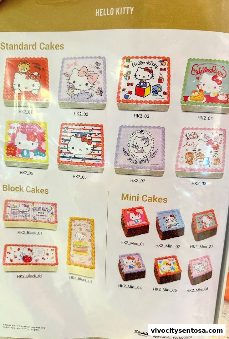 Menu page for Polar Puffs  Cakes  Vivocity