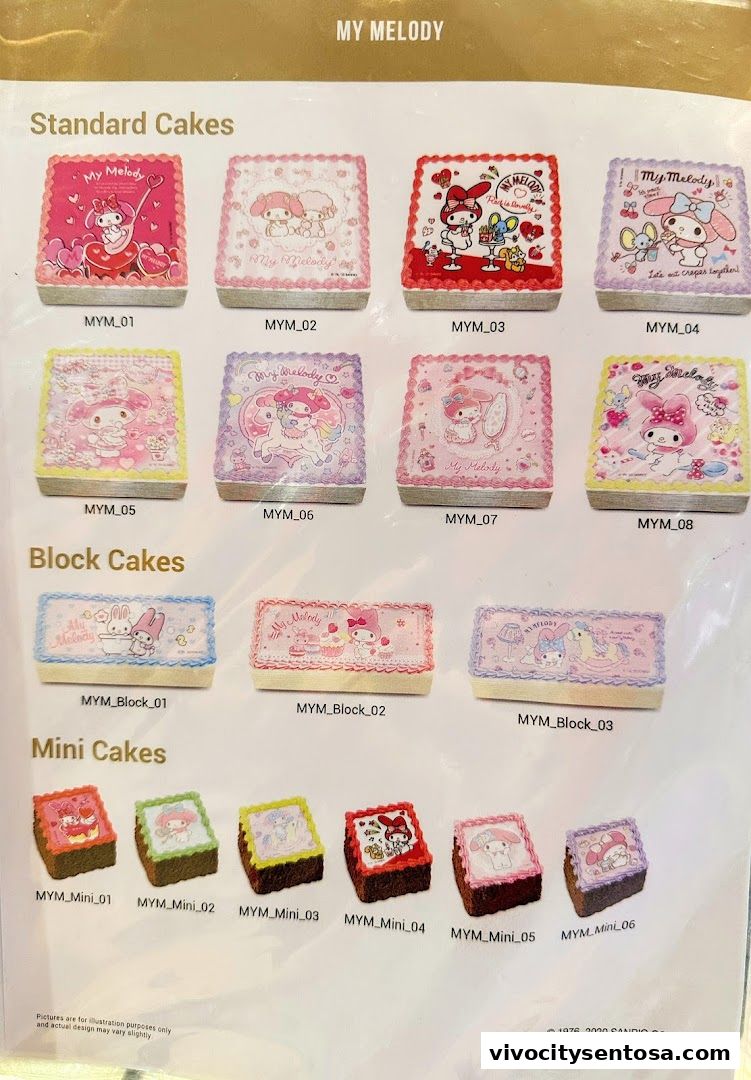 Menu page for Polar Puffs  Cakes  Vivocity