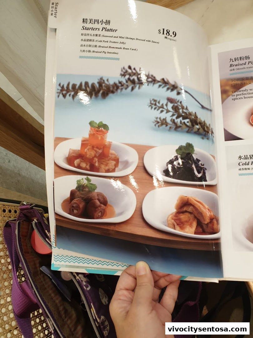 Menu page for PUTIEN VivoCity