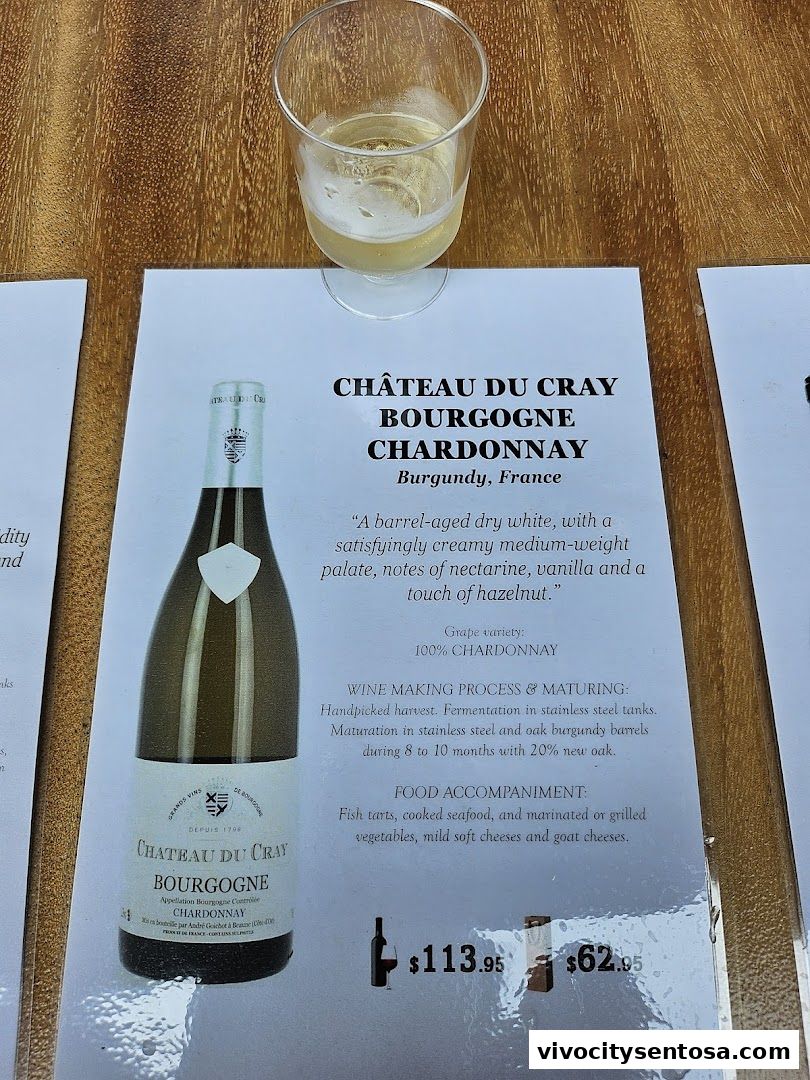 Menu page for Quayside Isle