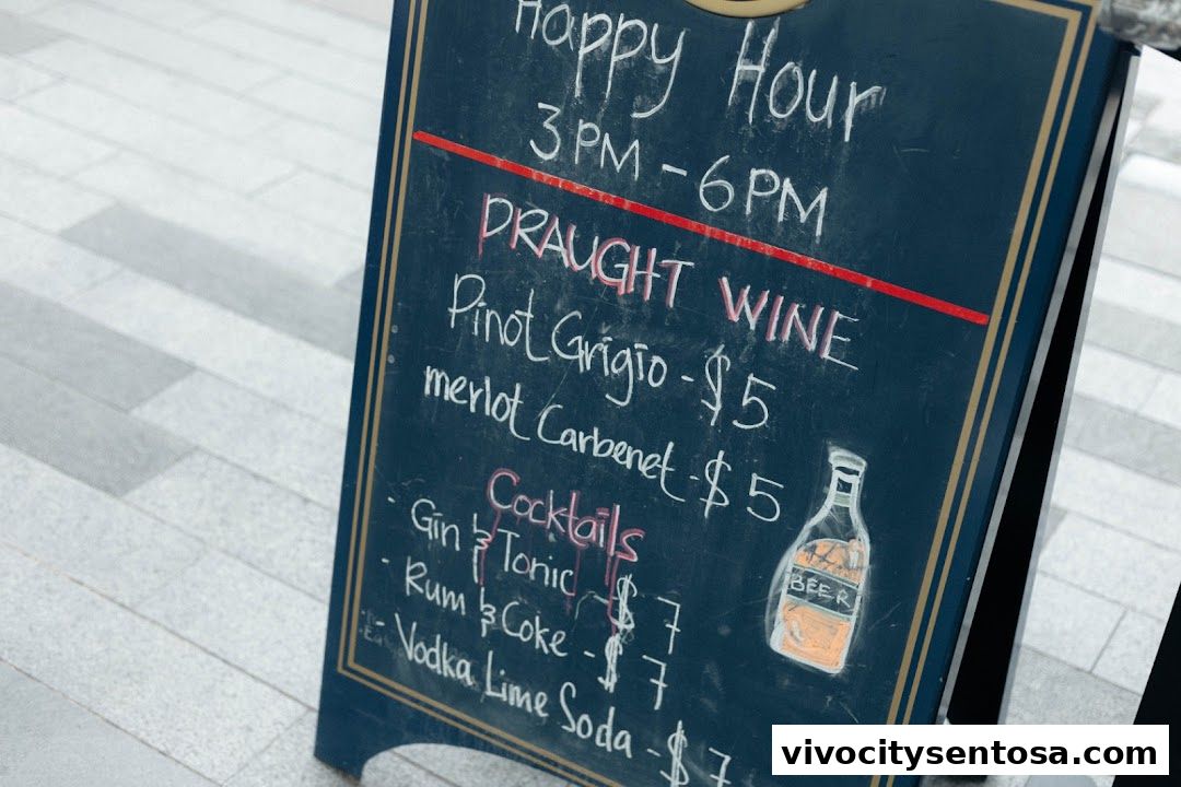 Menu page for Quayside Isle