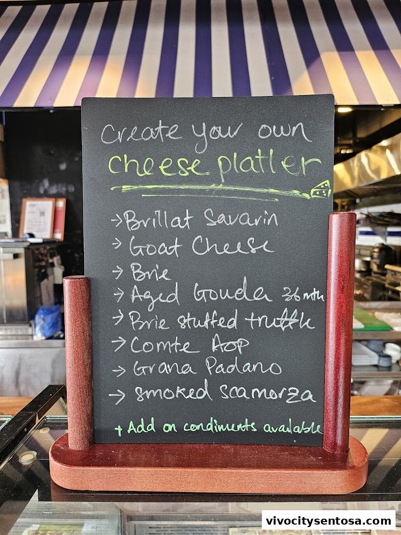 Menu page for Quayside Isle