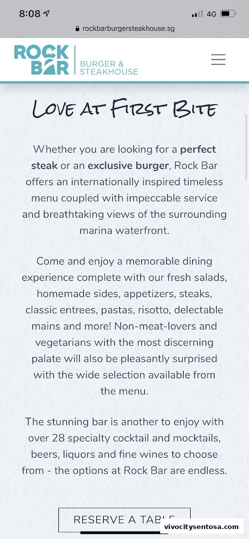 Rock Bar Burger  Steakhouse