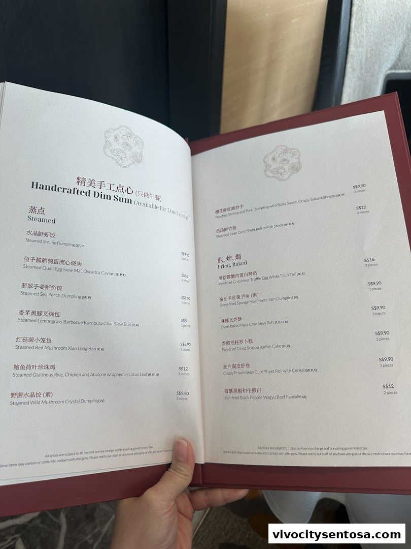 Menu page for ROYAL CHINA
