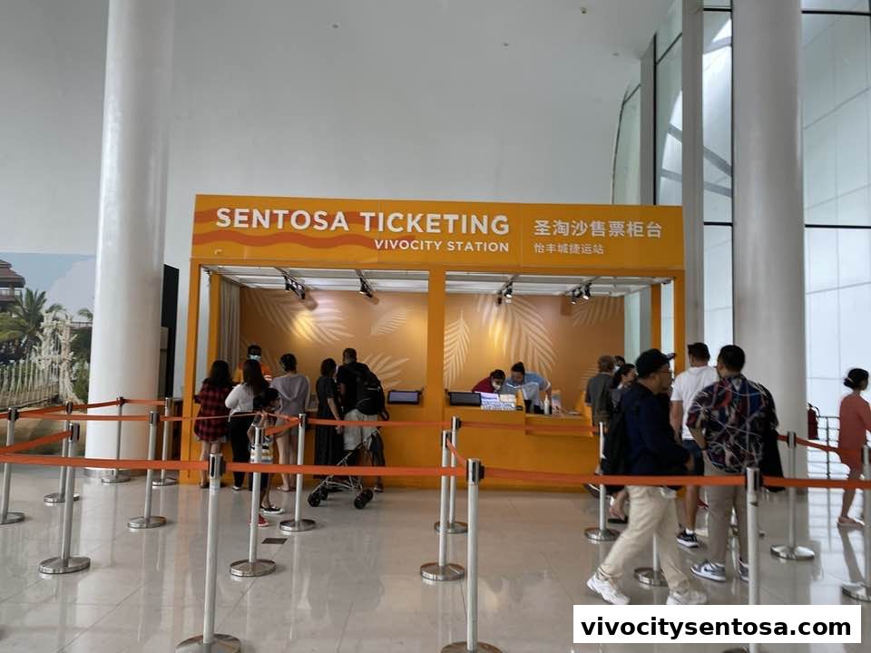 Sentosa Ticketing Counter