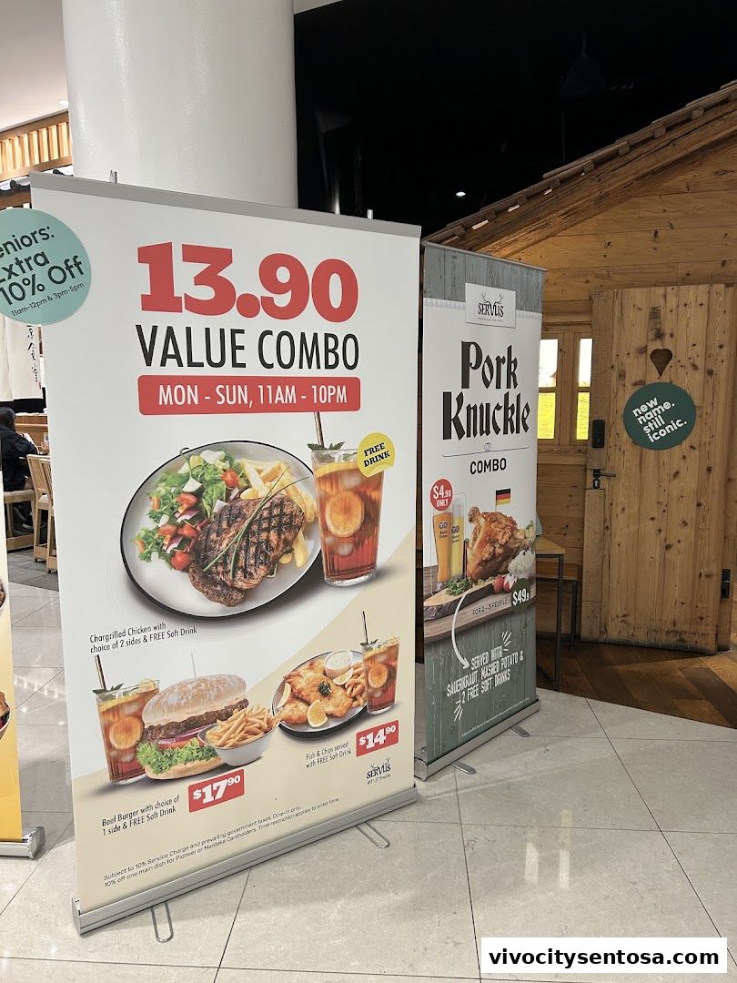 SERVUS German Burger Grill  VIVOCITY