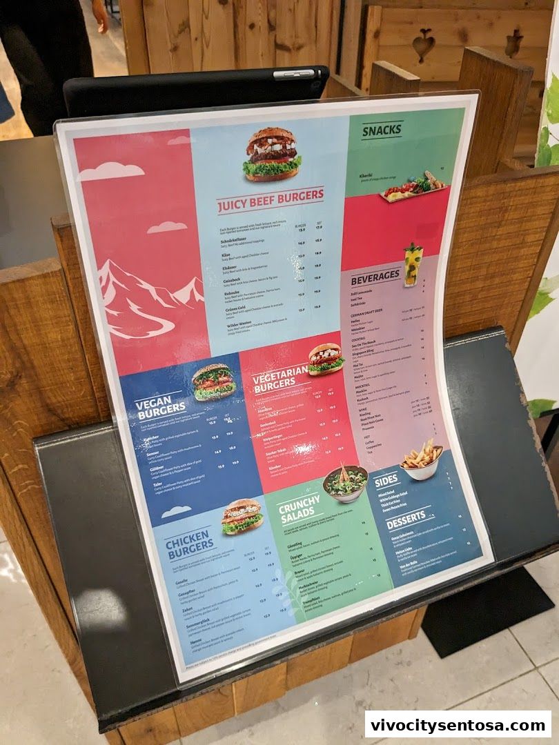 SERVUS German Burger Grill  VIVOCITY