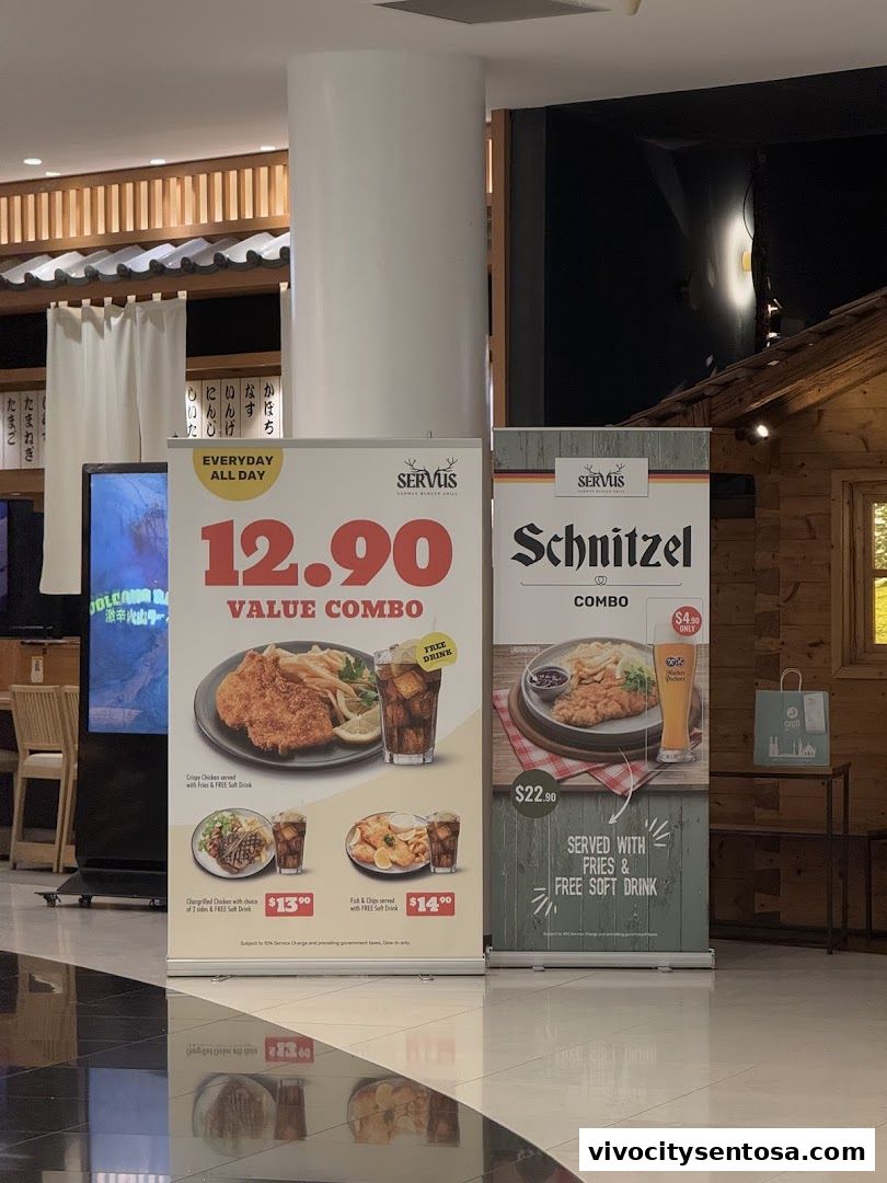 SERVUS German Burger Grill  VIVOCITY