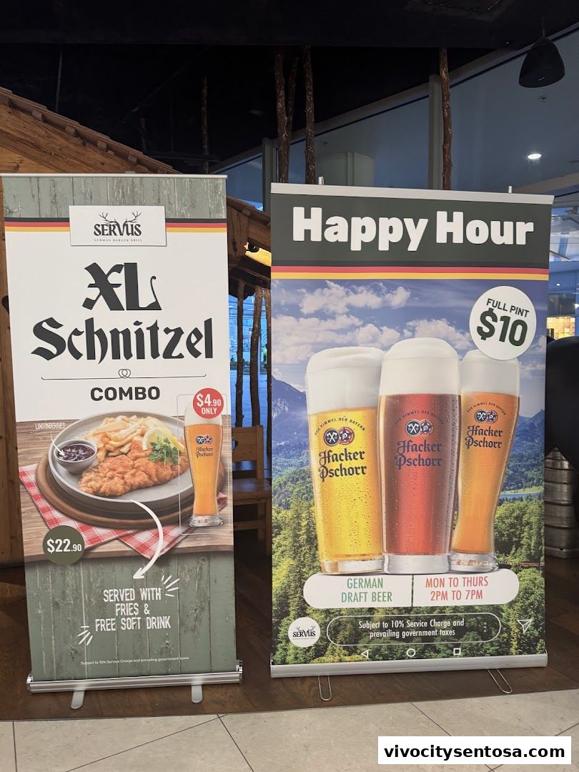 SERVUS German Burger Grill  VIVOCITY