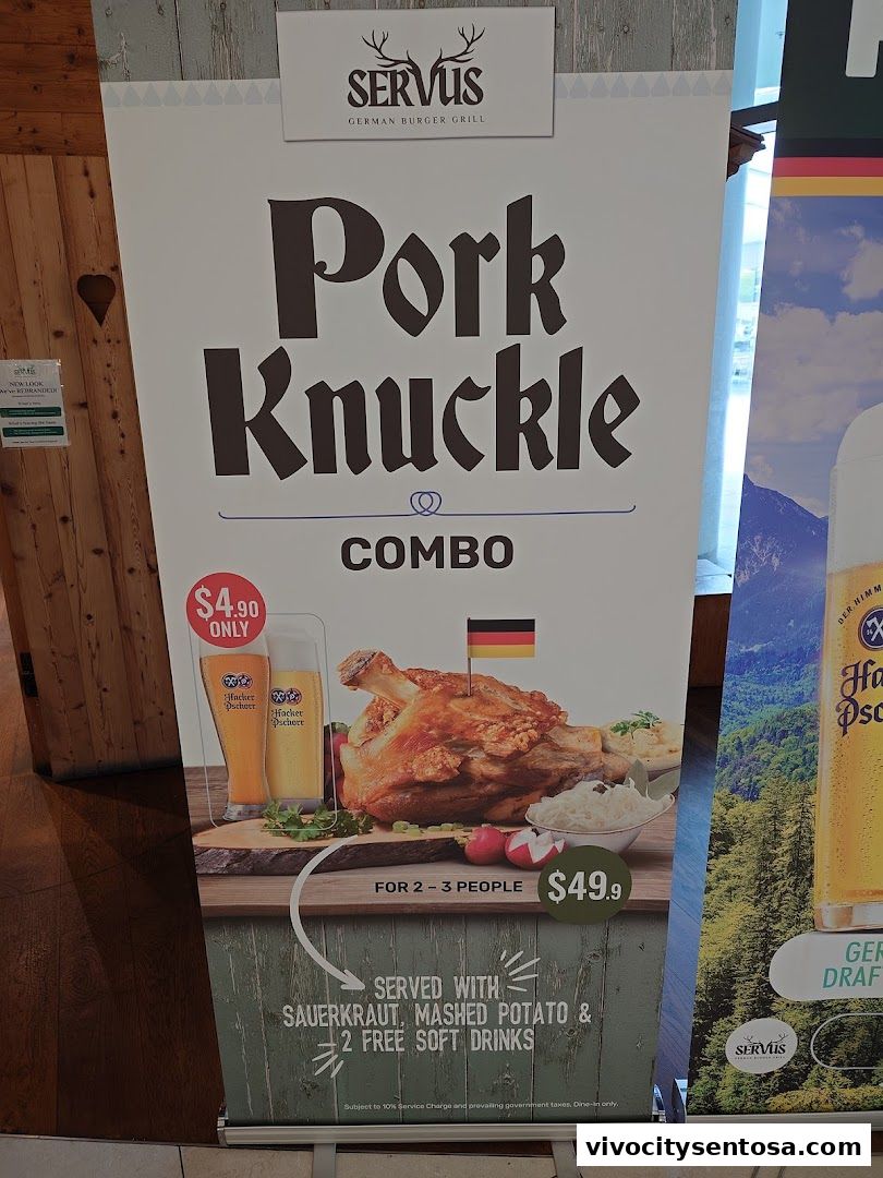 SERVUS German Burger Grill  VIVOCITY