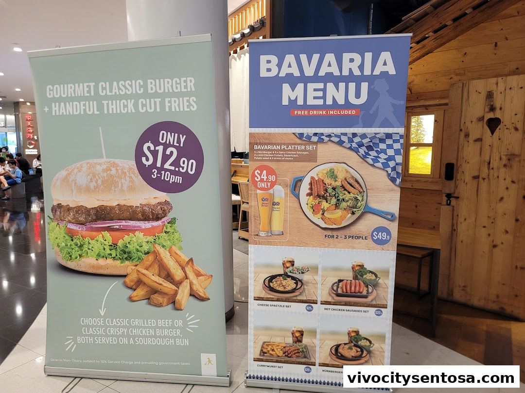 SERVUS German Burger Grill  VIVOCITY