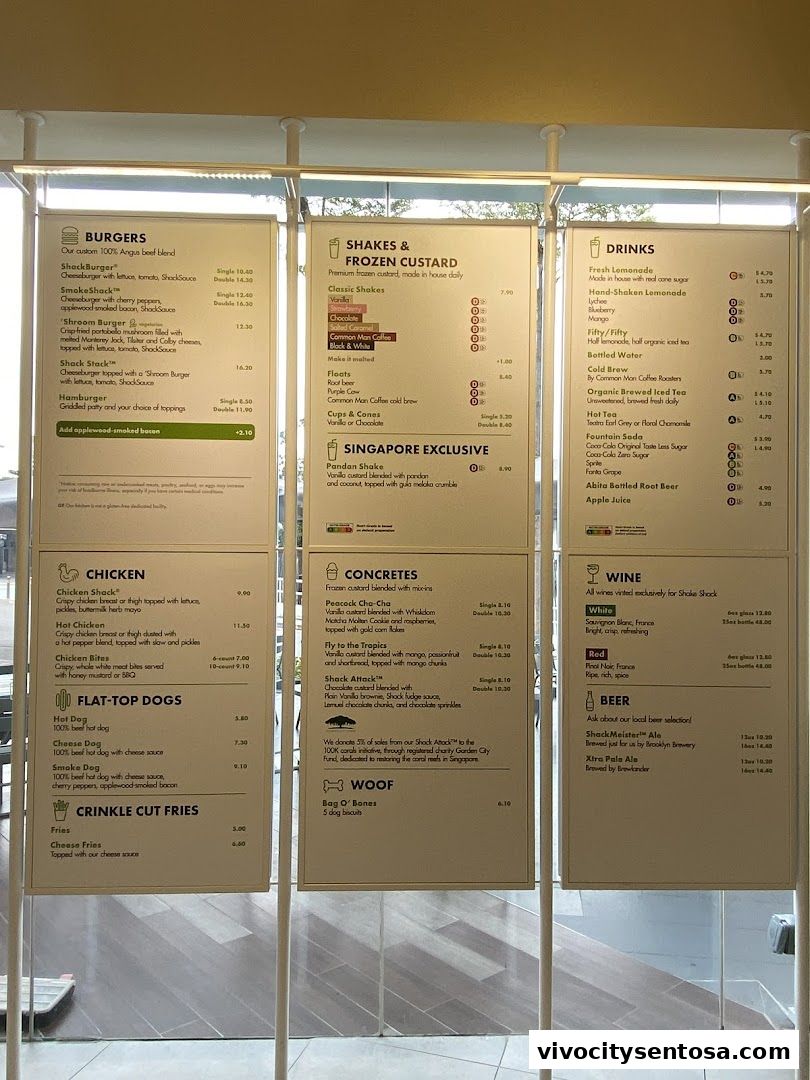 Shake Shack Sentosa
