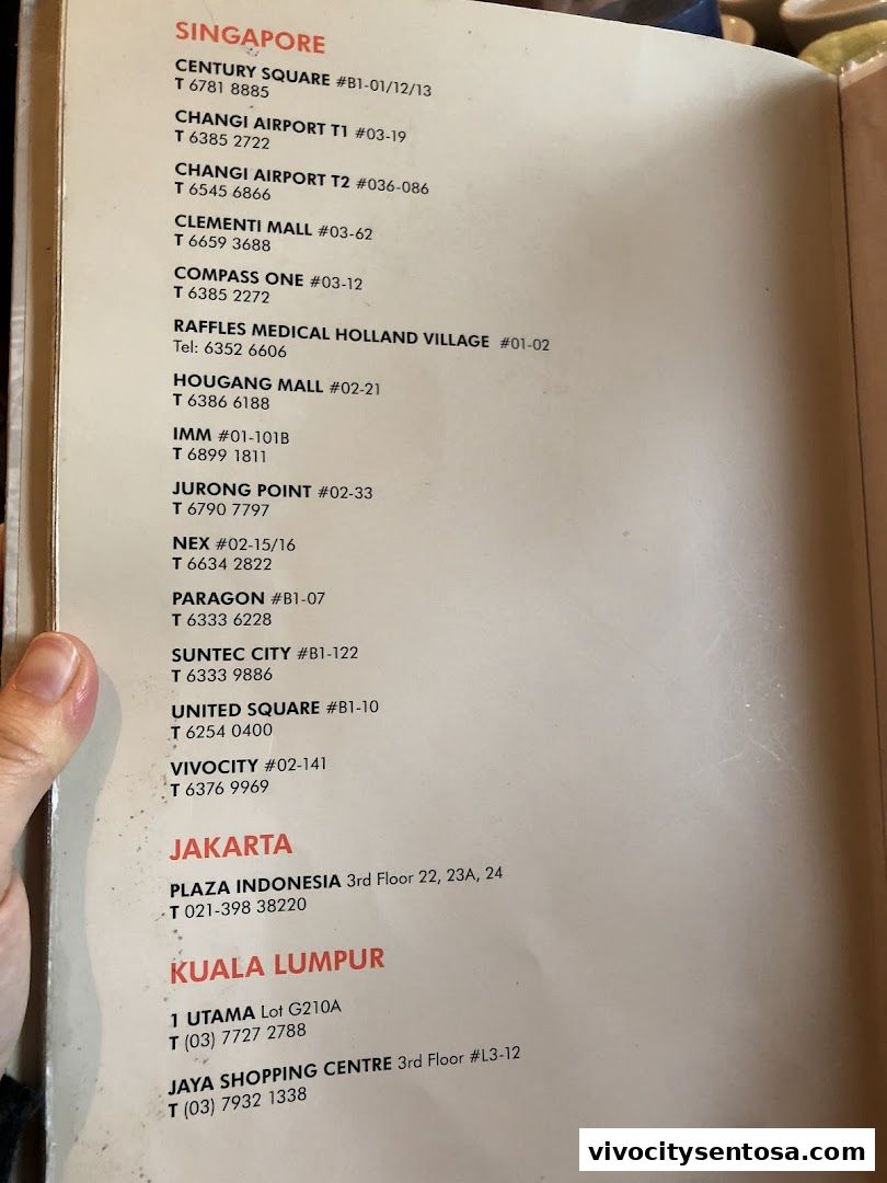 Menu page for Soup Restaurant 三盅两件 - VivoCity
