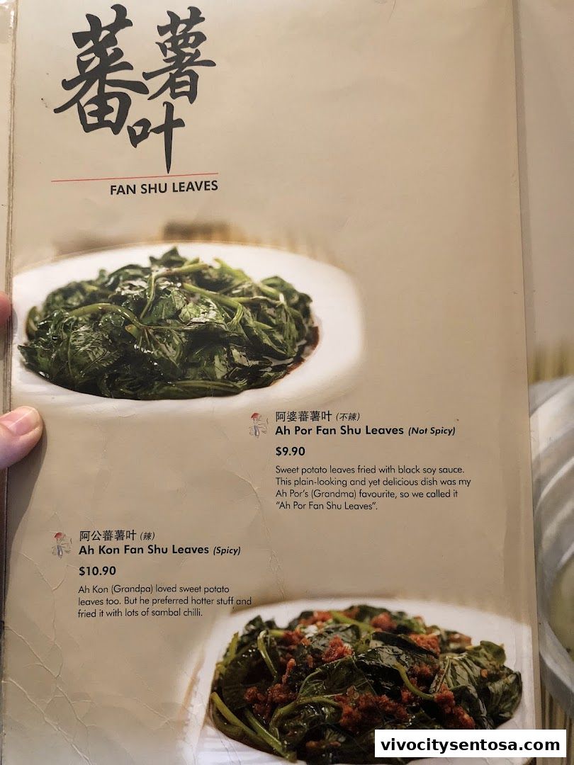 Menu page for Soup Restaurant 三盅两件 - VivoCity