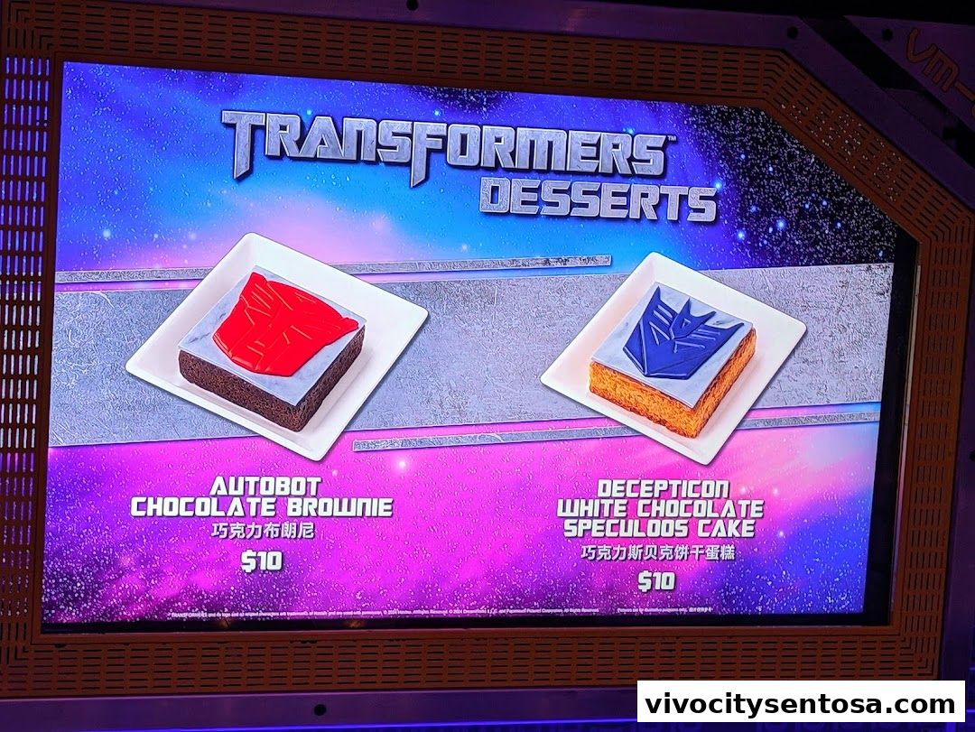 Menu page for Starbot Café