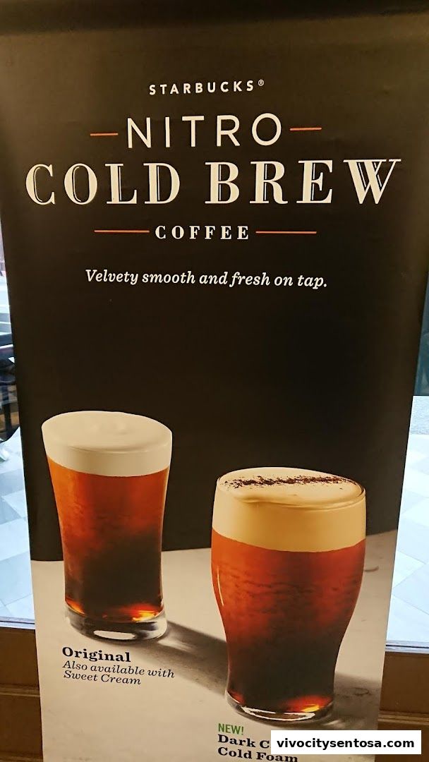 Menu page for Starbucks Universal Studios Singapore