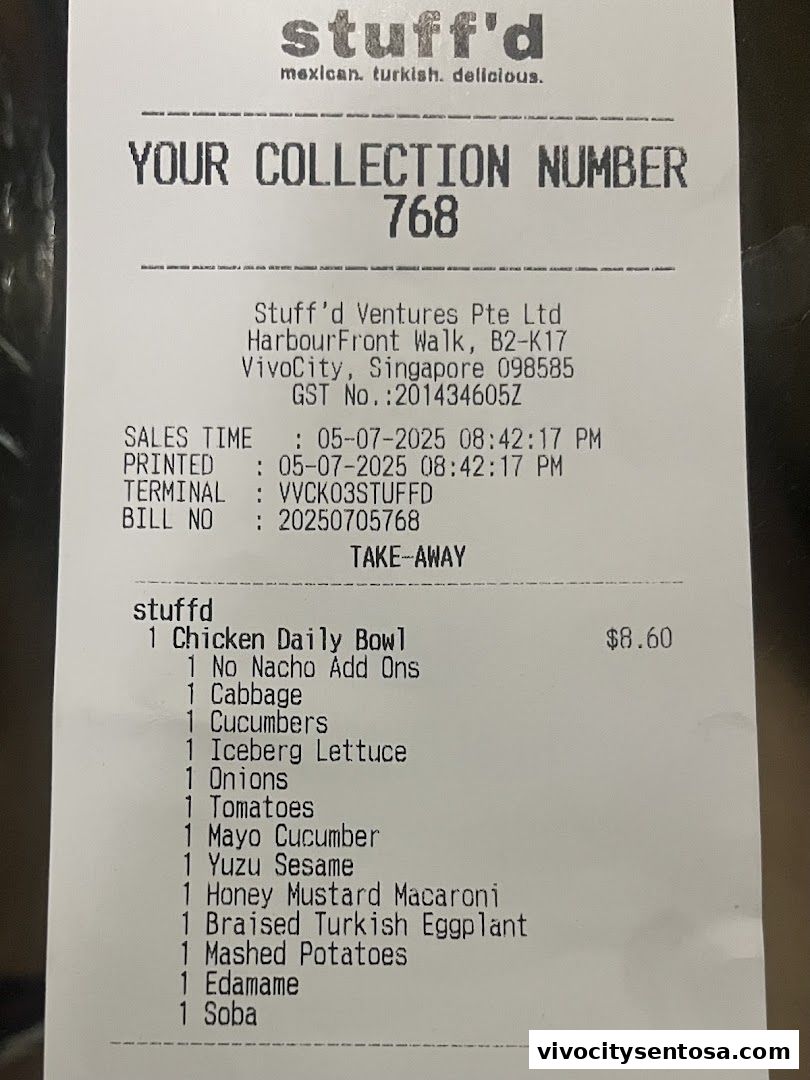 Menu page for Stuffd