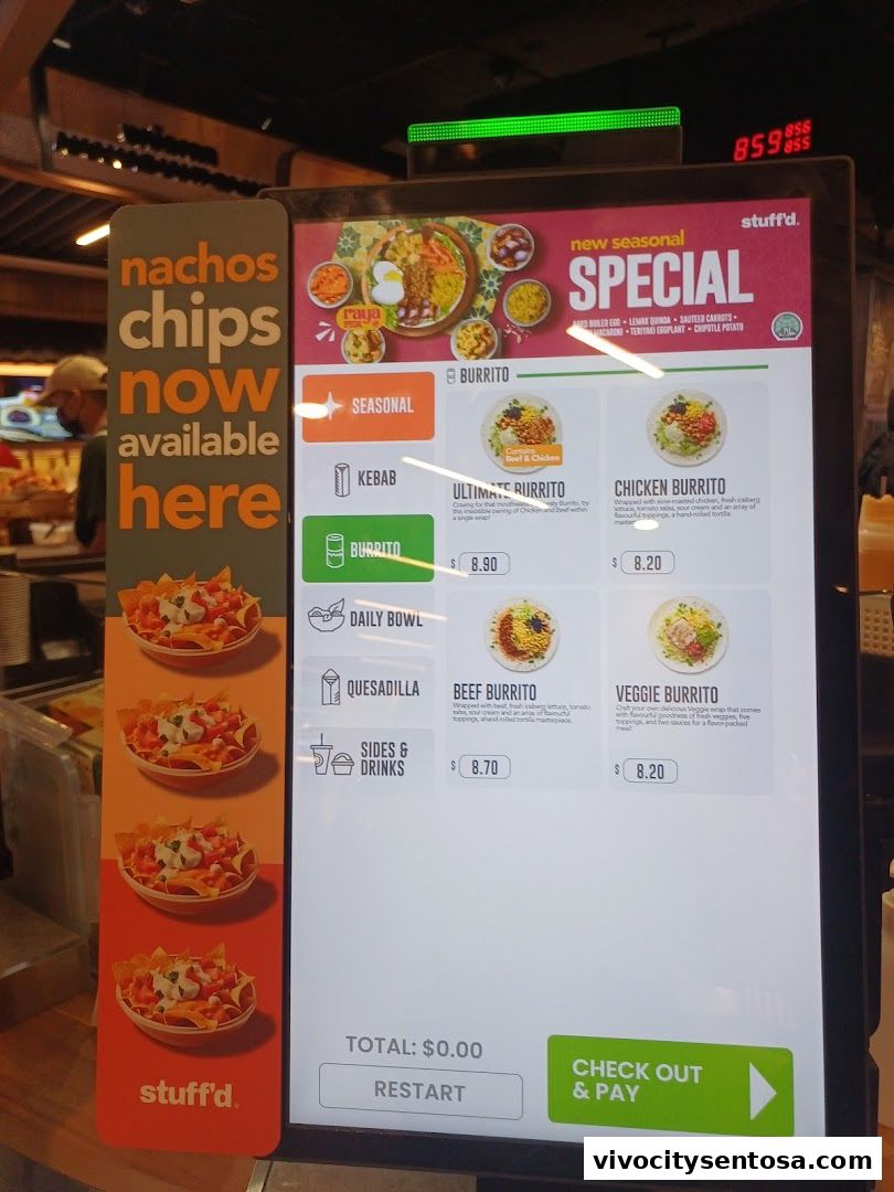 Menu page for Stuffd